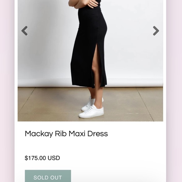 Twenty Montreal Mackay Rib Maxi Dress NWOT - Picture 7 of 10